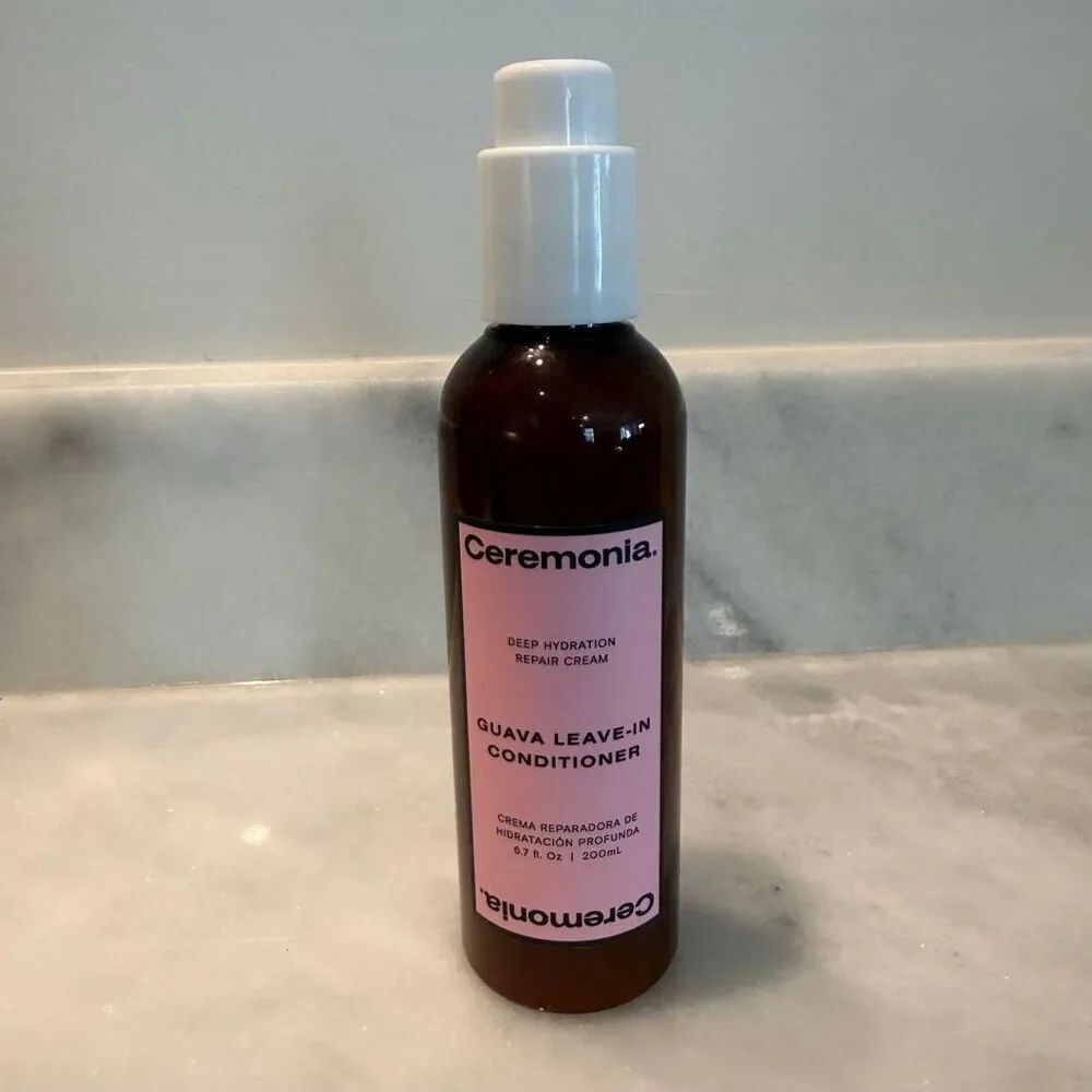 Ceremonia Guava Leave-In Conditioner Deep Hydration Repair Cream 6.7oz